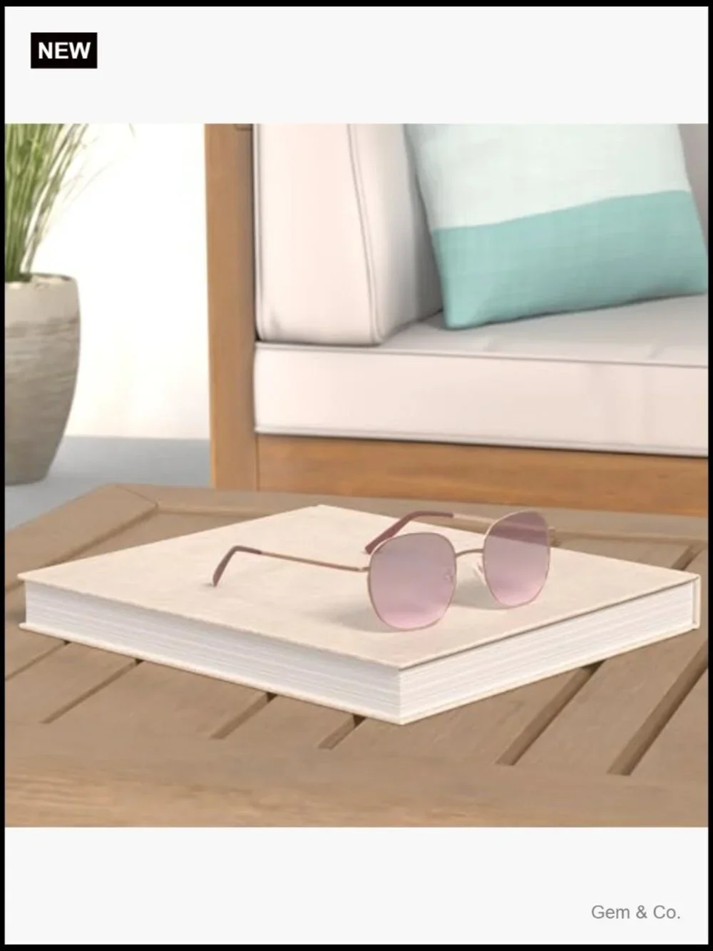 Classic Square Sunglasses Oversized Metal Frame UV400 Protection